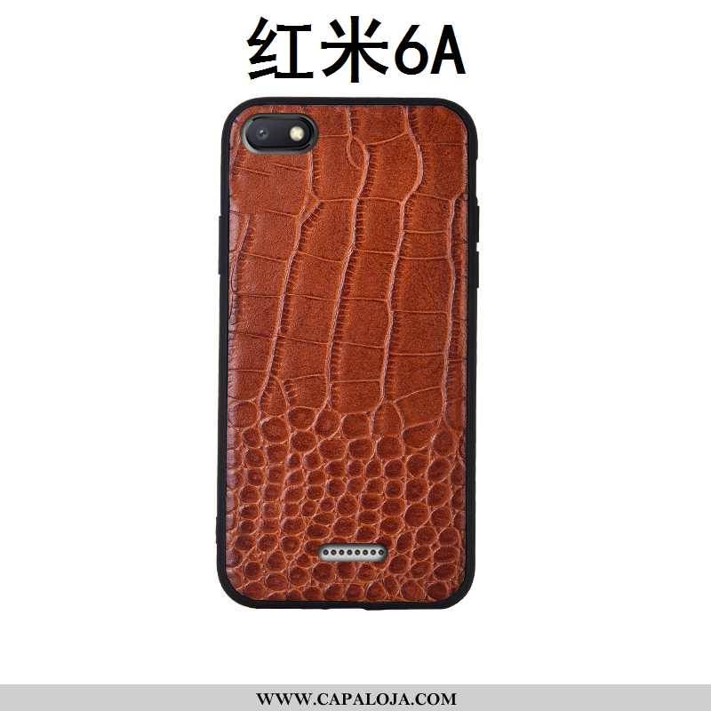 Capas Xiaomi Redmi 6a Soft Pequena Nova Couro Vermelho, Capa Xiaomi Redmi 6a Protetoras Comprar