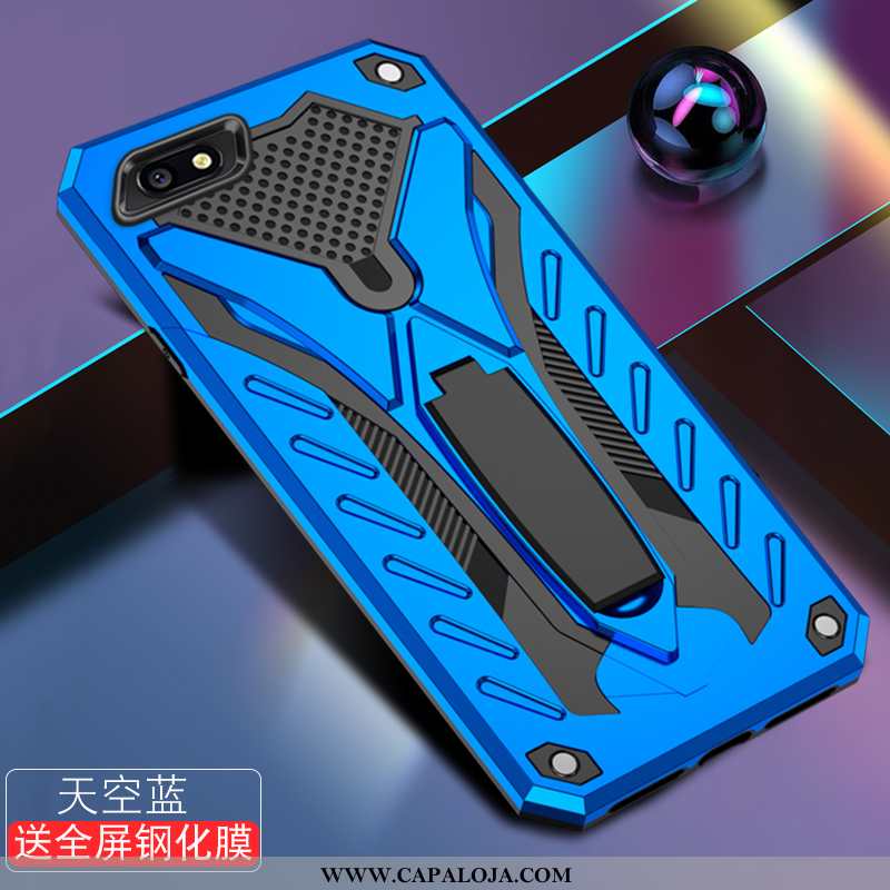 Capas Xiaomi Redmi 6a Tendencia Completa Vermelha Silicone Azul, Capa Xiaomi Redmi 6a Soft Venda