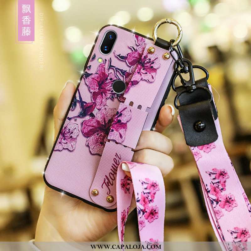 Capas Xiaomi Redmi 7 Criativas Rosa Cases Feminino, Capa Xiaomi Redmi 7 Tendencia Baratos