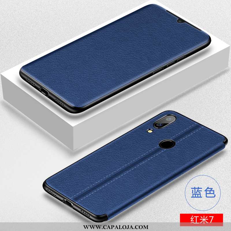 Capas Xiaomi Redmi 7 Silicone Cases Couro Feminino Castanho, Capa Xiaomi Redmi 7 Personalizada Promo