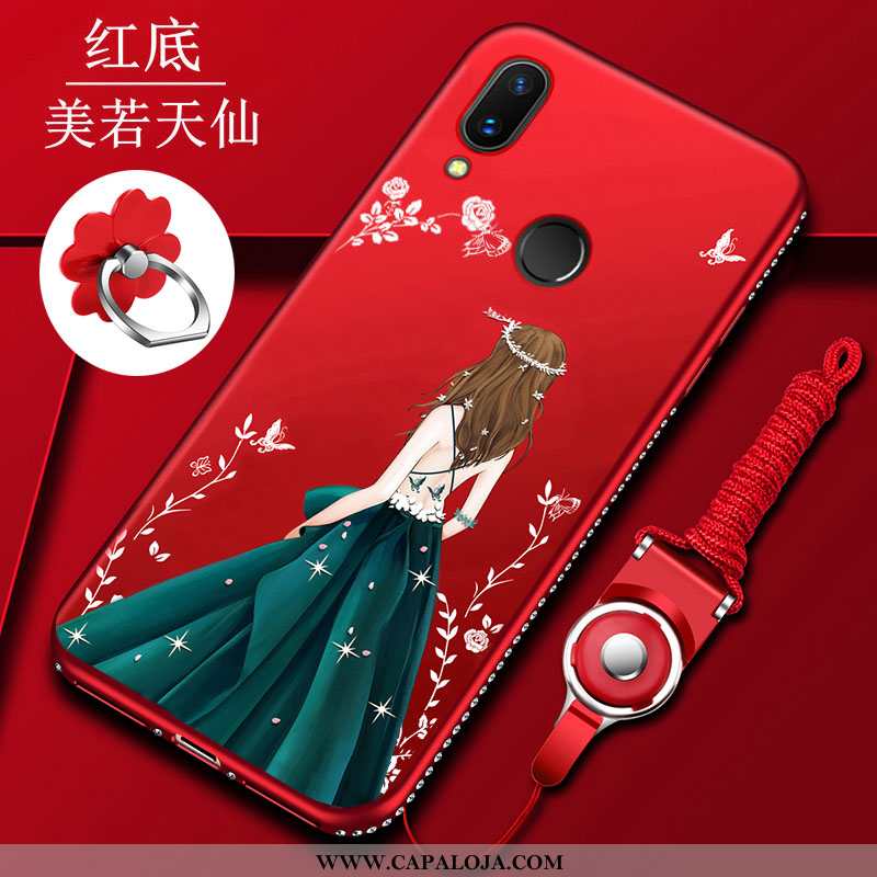 Capas Xiaomi Redmi 7 Silicone Super Completa Malha Vermelho, Capa Xiaomi Redmi 7 Fosco Online