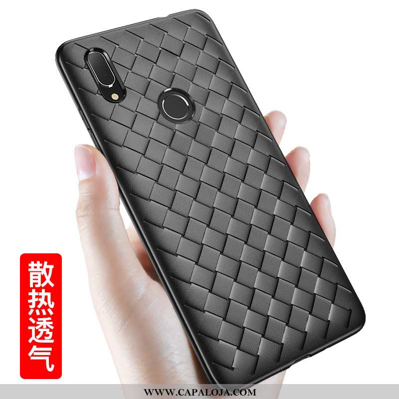 Capas Xiaomi Redmi 7 Silicone Vermelha Super Respirável Preto, Capa Xiaomi Redmi 7 Personalizado Bar