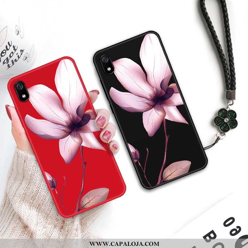 Capas Xiaomi Redmi 7a Protetoras Criativas Rose Antiqueda Vermelho, Capa Xiaomi Redmi 7a Classic Bar