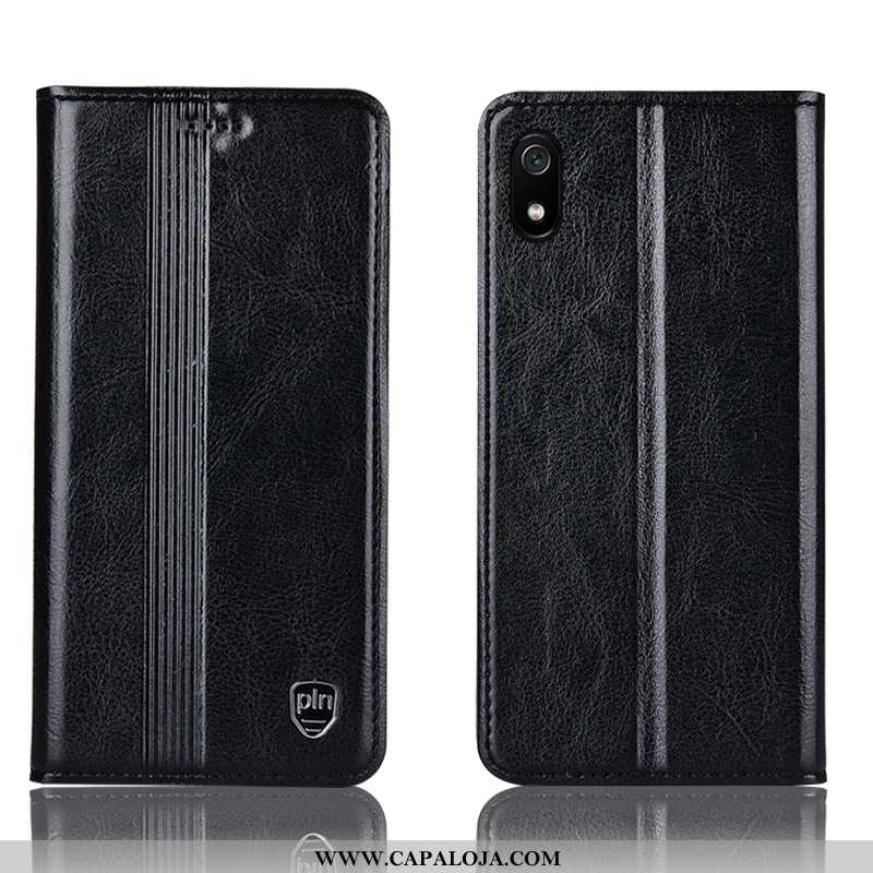 Capas Xiaomi Redmi 7a Protetoras Telemóvel Vermelha Antiqueda Castanho, Capa Xiaomi Redmi 7a Couro L