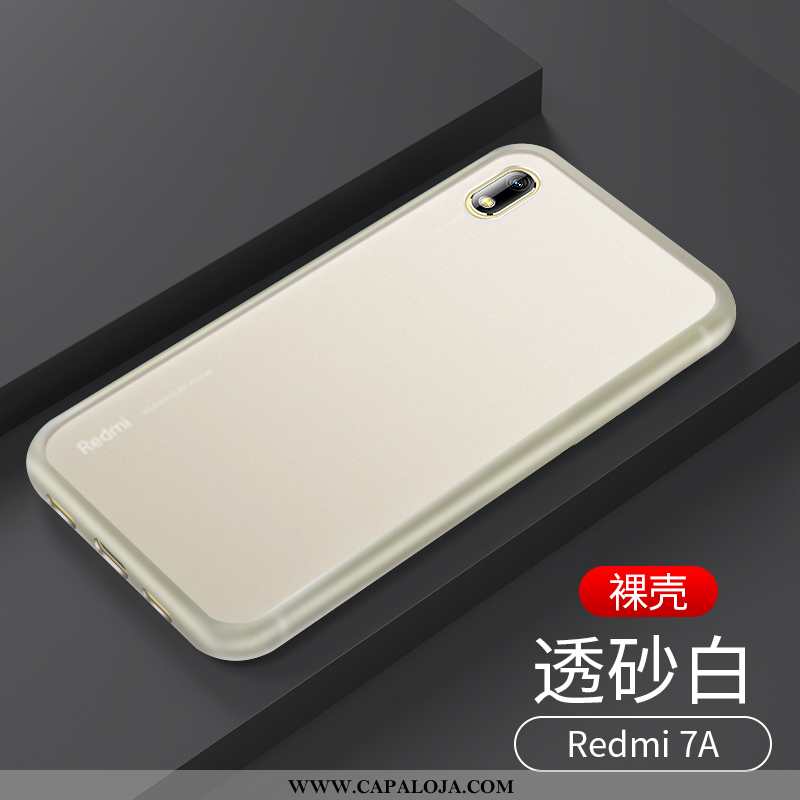 Capas Xiaomi Redmi 7a Slim Super Completa Fosco Azul Escuro, Capa Xiaomi Redmi 7a Tendencia Comprar