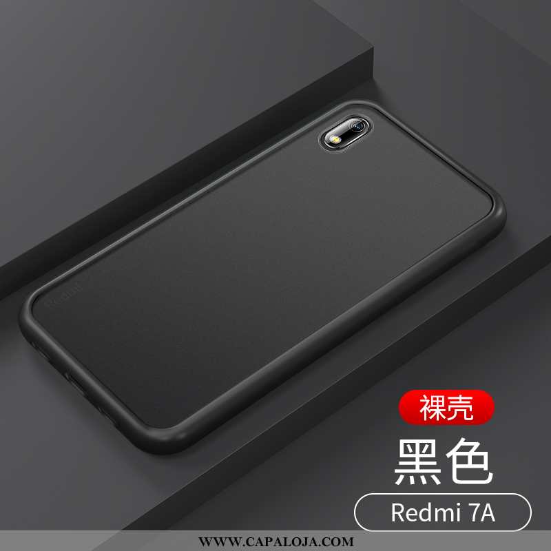 Capas Xiaomi Redmi 7a Slim Super Completa Fosco Azul Escuro, Capa Xiaomi Redmi 7a Tendencia Comprar