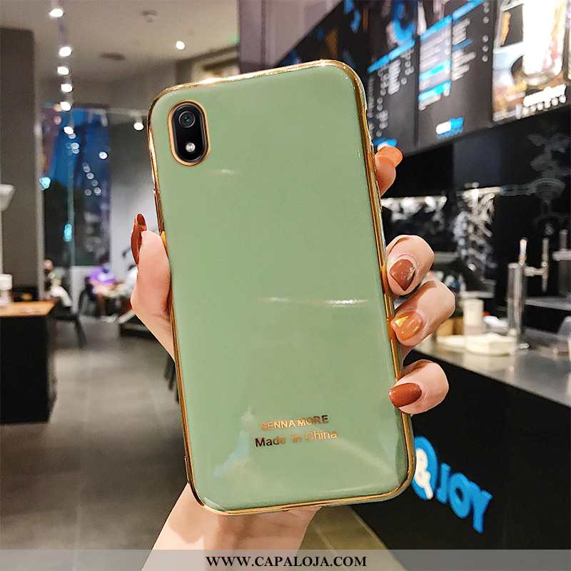 Capas Xiaomi Redmi 7a Soft Aço Telinha Minimalista Verde, Capa Xiaomi Redmi 7a Protetoras Comprar