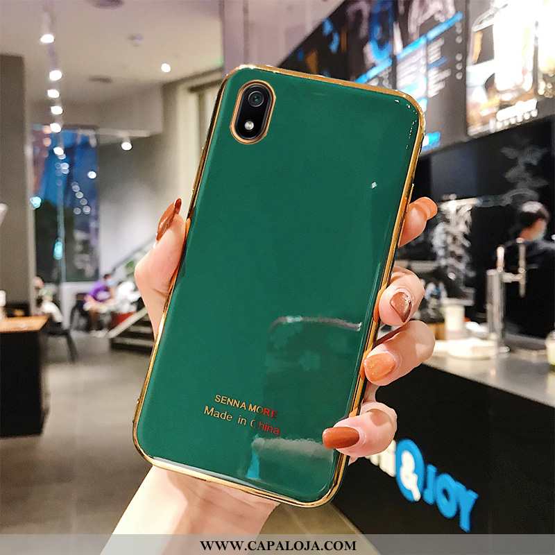 Capas Xiaomi Redmi 7a Soft Aço Telinha Minimalista Verde, Capa Xiaomi Redmi 7a Protetoras Comprar