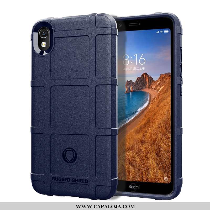 Capas Xiaomi Redmi 7a Tendencia Tampa Masculino Antiqueda Castanho, Capa Xiaomi Redmi 7a Soft Compra