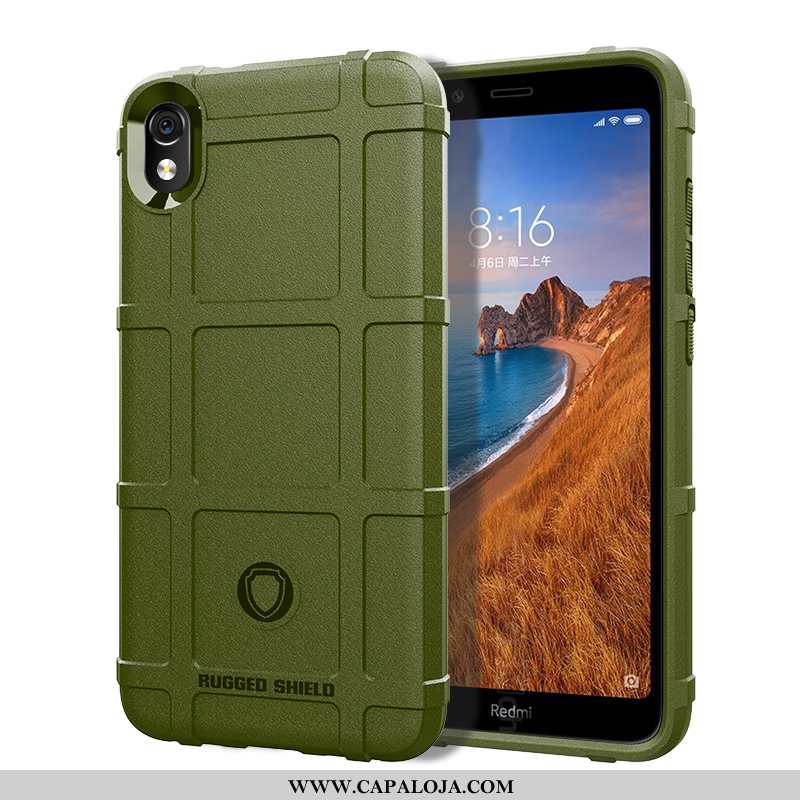 Capas Xiaomi Redmi 7a Tendencia Tampa Masculino Antiqueda Castanho, Capa Xiaomi Redmi 7a Soft Compra