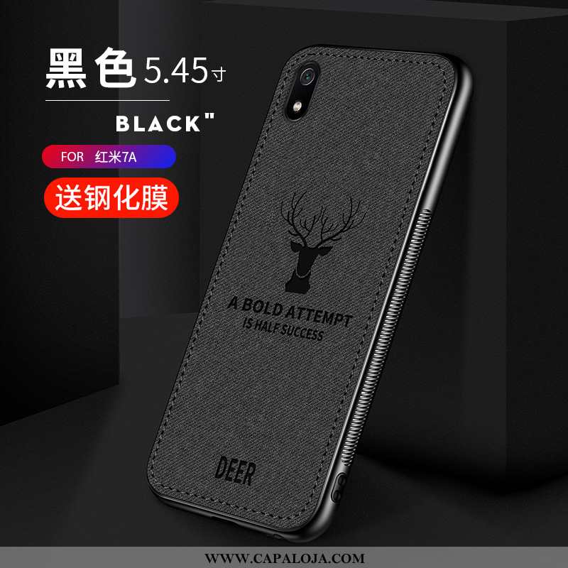 Capas Xiaomi Redmi 7a Vintage Cases Soft Silicone Cinza, Capa Xiaomi Redmi 7a Slim Baratos