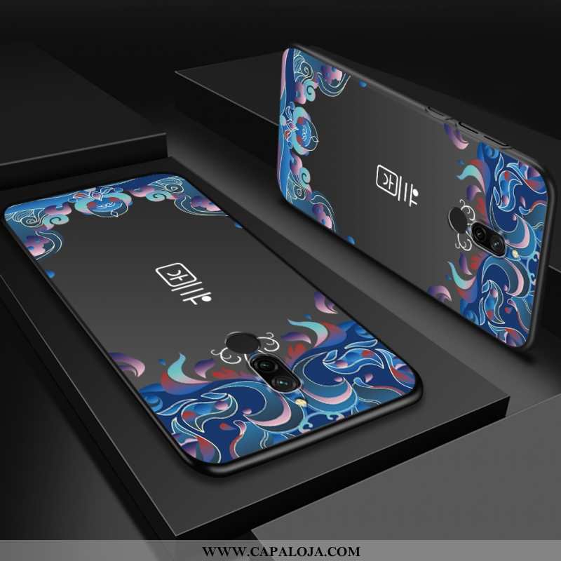 Capas Xiaomi Redmi 8 Fosco Telemóvel Vermelha Roxo, Capa Xiaomi Redmi 8 Personalizado Baratas