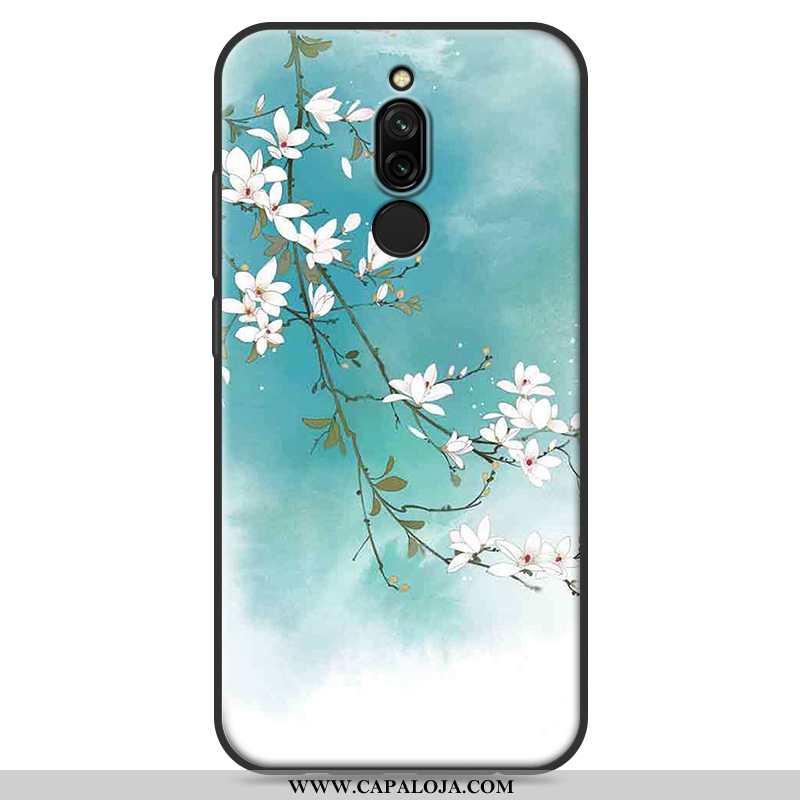 Capas Xiaomi Redmi 8 Soft Antiqueda Telemóvel Telinha Branco, Capa Xiaomi Redmi 8 Protetoras Venda