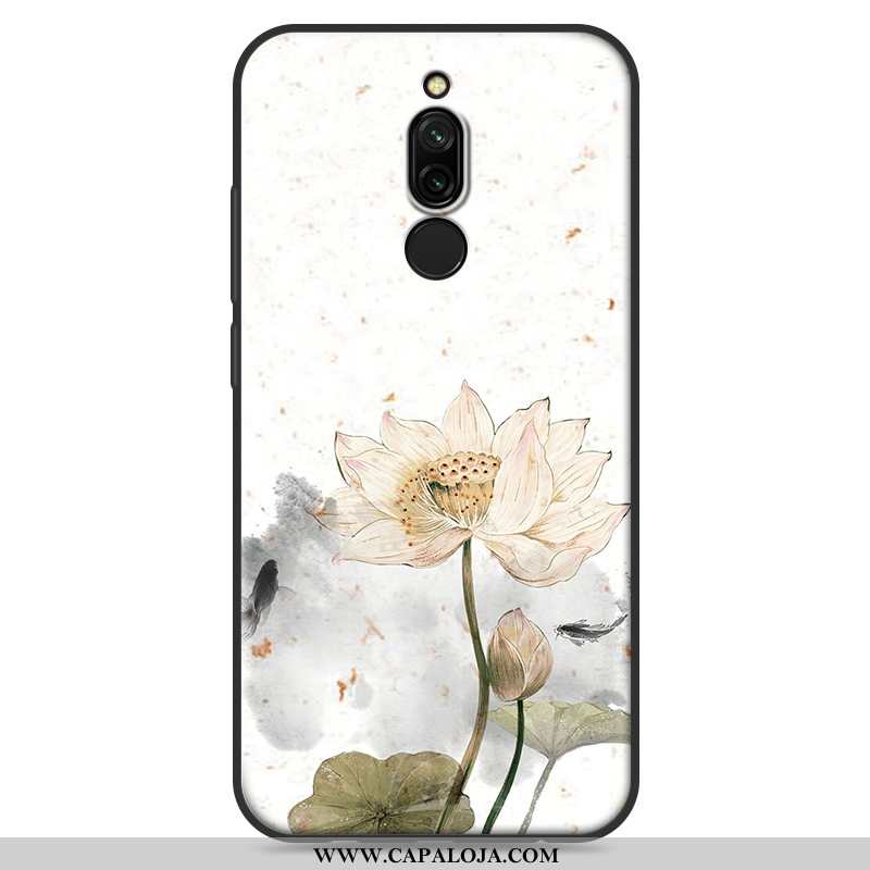 Capas Xiaomi Redmi 8 Soft Antiqueda Telemóvel Telinha Branco, Capa Xiaomi Redmi 8 Protetoras Venda