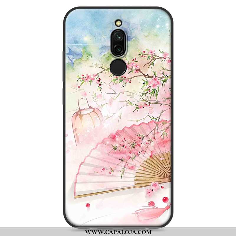 Capas Xiaomi Redmi 8 Soft Antiqueda Telemóvel Telinha Branco, Capa Xiaomi Redmi 8 Protetoras Venda