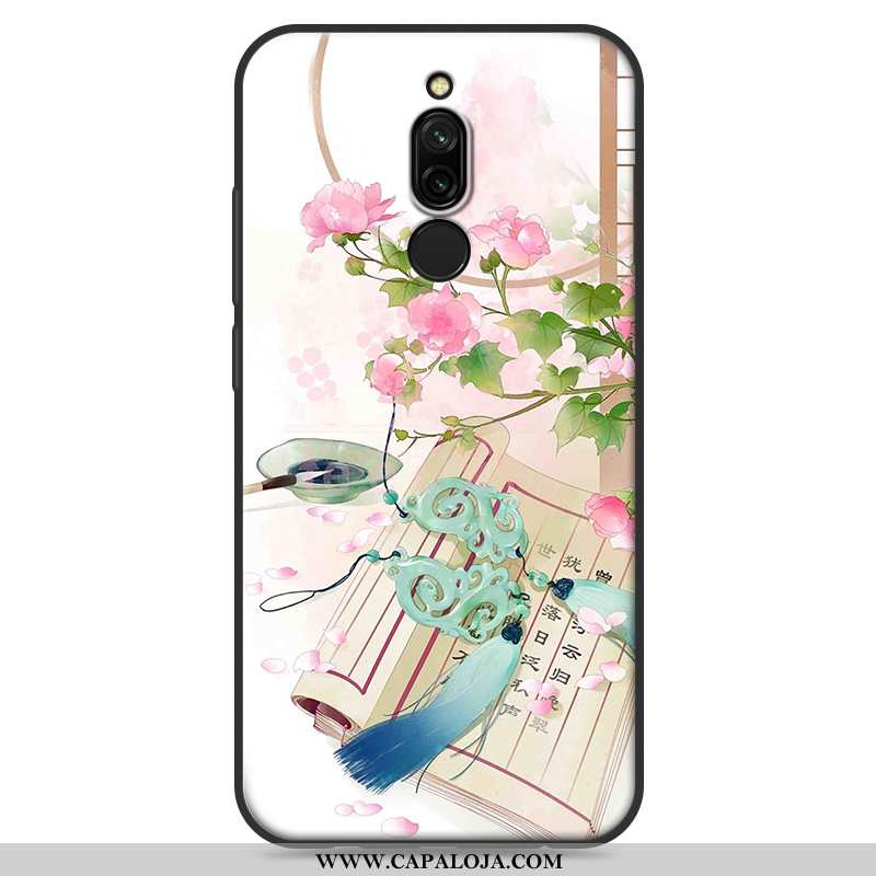 Capas Xiaomi Redmi 8 Soft Antiqueda Telemóvel Telinha Branco, Capa Xiaomi Redmi 8 Protetoras Venda