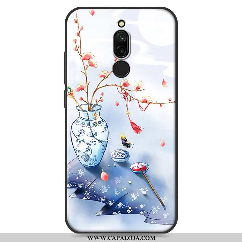 Capas Xiaomi Redmi 8 Soft Antiqueda Telemóvel Telinha Branco, Capa Xiaomi Redmi 8 Protetoras Venda