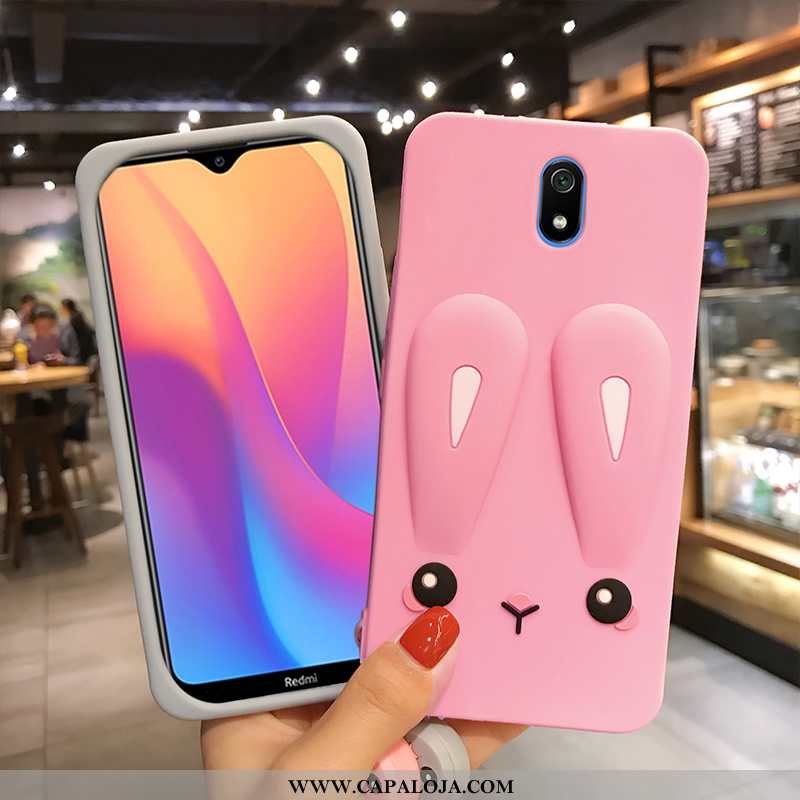 Capas Xiaomi Redmi 8a Desenho Animado Feminino Protetoras Soft Rosa, Capa Xiaomi Redmi 8a Bonitos Ve