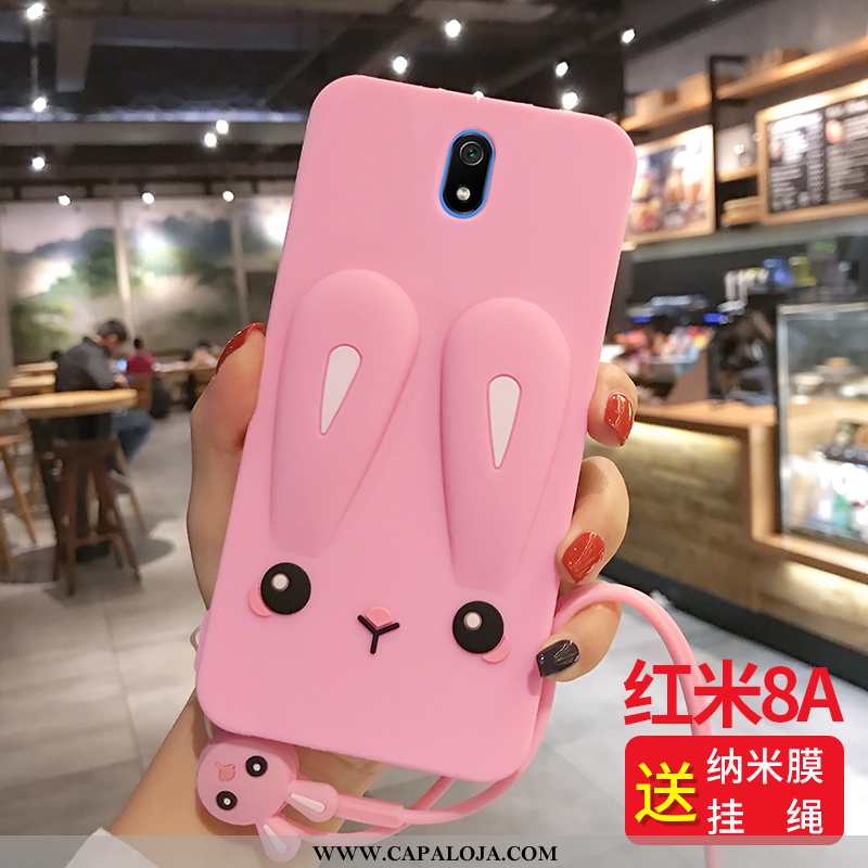 Capas Xiaomi Redmi 8a Desenho Animado Feminino Protetoras Soft Rosa, Capa Xiaomi Redmi 8a Bonitos Ve