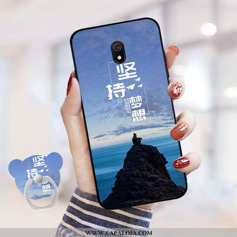 Capas Xiaomi Redmi 8a Moda Aço Protetoras Soft Azul, Capa Xiaomi Redmi 8a Personalizada Comprar