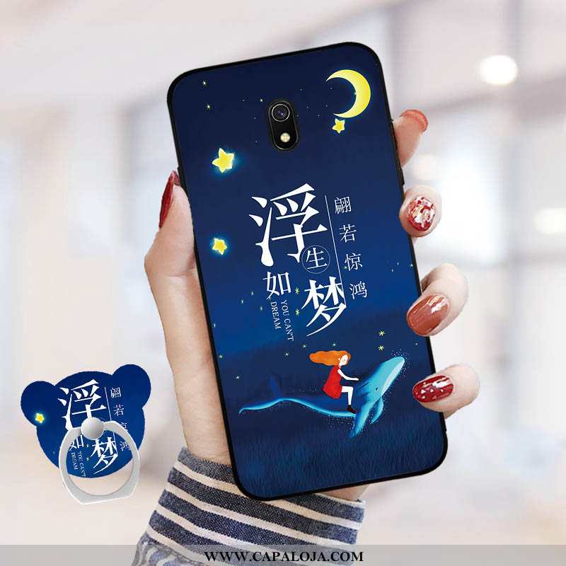 Capas Xiaomi Redmi 8a Moda Aço Protetoras Soft Azul, Capa Xiaomi Redmi 8a Personalizada Comprar