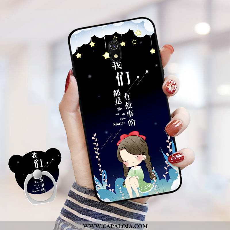 Capas Xiaomi Redmi 8a Moda Aço Protetoras Soft Azul, Capa Xiaomi Redmi 8a Personalizada Comprar