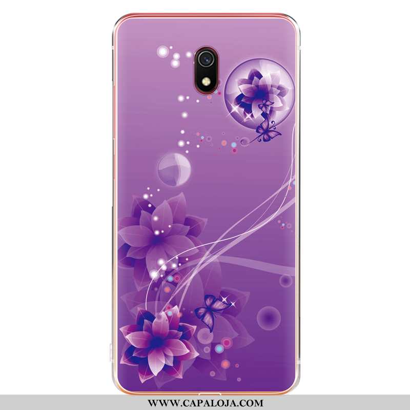 Capas Xiaomi Redmi 8a Personalizada Clara Cases Telinha Roxo, Capa Xiaomi Redmi 8a Criativas Barato