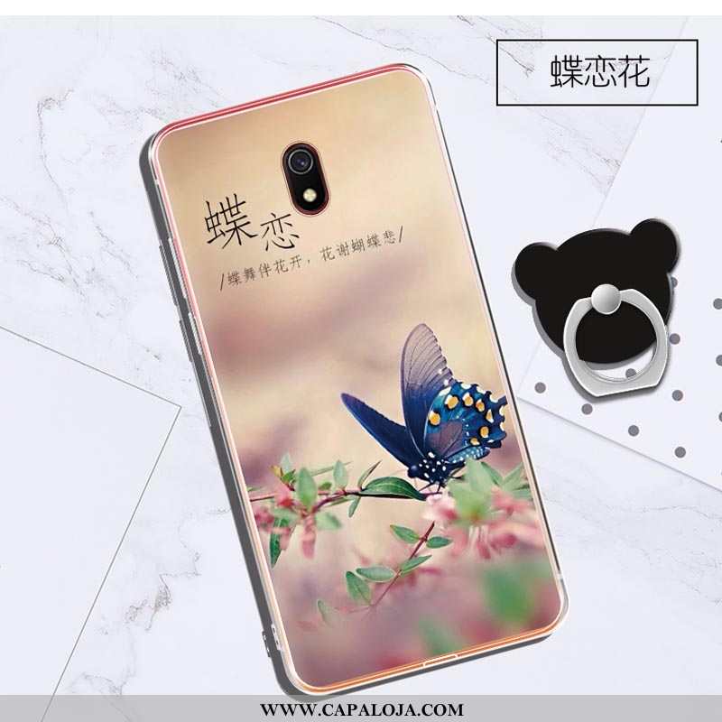 Capas Xiaomi Redmi 8a Personalizada Clara Cases Telinha Roxo, Capa Xiaomi Redmi 8a Criativas Barato