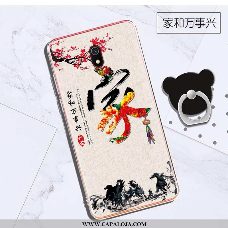 Capas Xiaomi Redmi 8a Personalizada Clara Cases Telinha Roxo, Capa Xiaomi Redmi 8a Criativas Barato