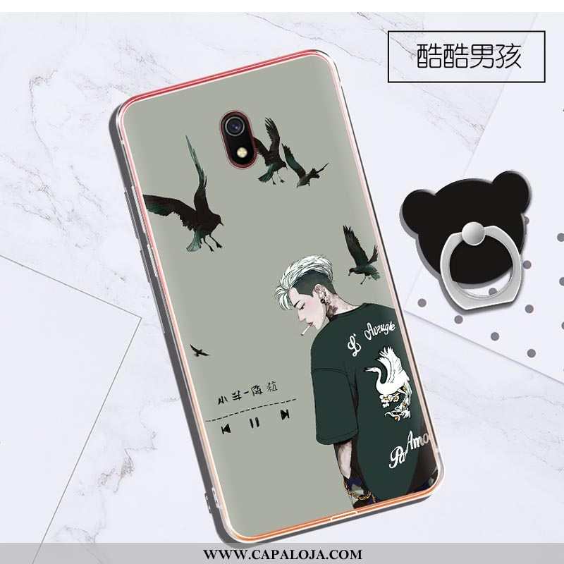 Capas Xiaomi Redmi 8a Personalizada Clara Cases Telinha Roxo, Capa Xiaomi Redmi 8a Criativas Barato