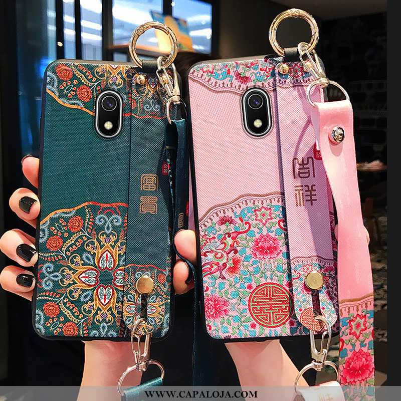 Capas Xiaomi Redmi 8a Personalizado Cordao Malha Telinha Rosa, Capa Xiaomi Redmi 8a Soft Online