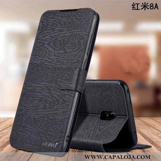 Capas Xiaomi Redmi 8a Silicone Feminino Masculino Antiqueda Azul Escuro, Capa Xiaomi Redmi 8a Couro 