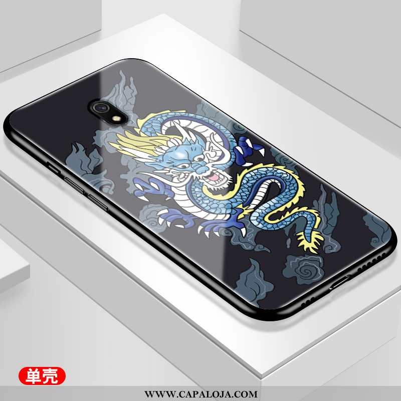 Capas Xiaomi Redmi 8a Tendencia Telemóvel Vermelha Vidro Preto, Capa Xiaomi Redmi 8a Soft Promoção