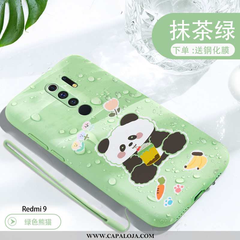 Capas Xiaomi Redmi 9 Fofas Soft Completa Criativas Verde, Capa Xiaomi Redmi 9 Slim Venda