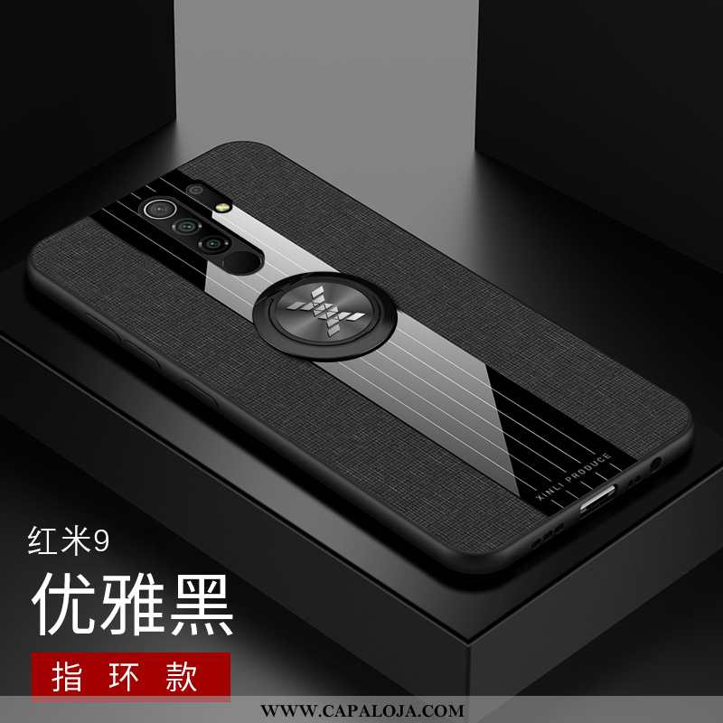 Capas Xiaomi Redmi 9 Silicone Pano Criativas Pequena Cinza, Capa Xiaomi Redmi 9 Fosco Online