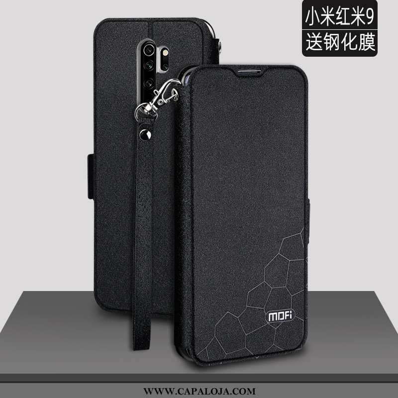 Capas Xiaomi Redmi 9 Soft Completa Silicone Fosco Preto, Capa Xiaomi Redmi 9 Super Comprar