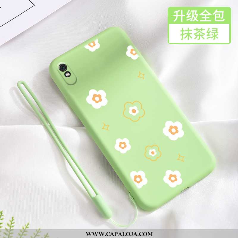 Capas Xiaomi Redmi 9a Cordao Masculino Protetoras Antiqueda Verde, Capa Xiaomi Redmi 9a Tendencia Co