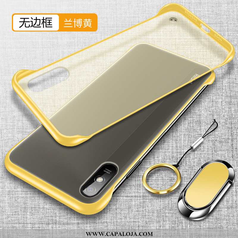 Capas Xiaomi Redmi 9a Criativas Clara Pequena Masculino Amarelo, Capa Xiaomi Redmi 9a Slim Baratos