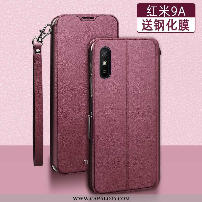 Capas Xiaomi Redmi 9a Criativas Preto Cover, Capa Xiaomi Redmi 9a Couro Online