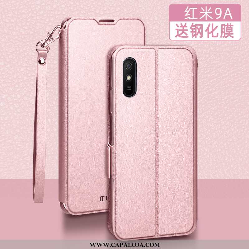 Capas Xiaomi Redmi 9a Criativas Preto Cover, Capa Xiaomi Redmi 9a Couro Online