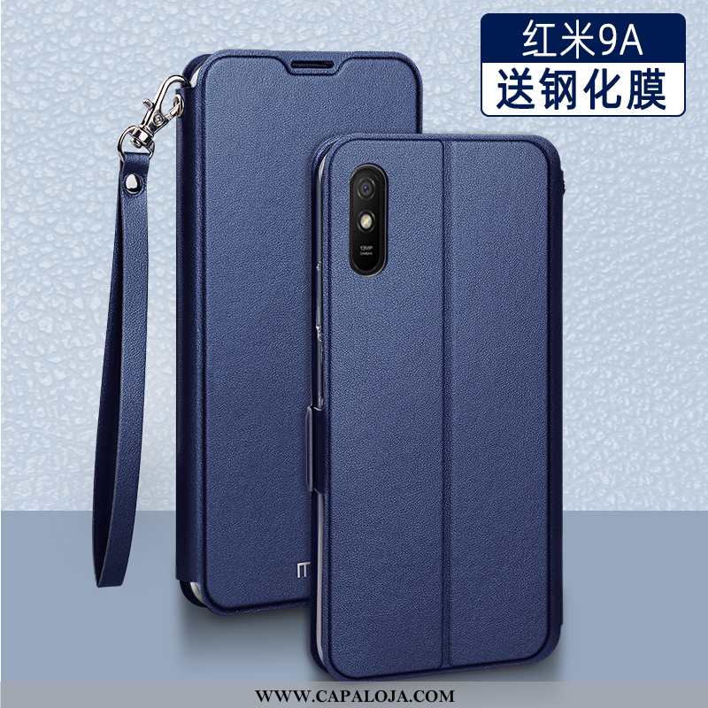 Capas Xiaomi Redmi 9a Criativas Preto Cover, Capa Xiaomi Redmi 9a Couro Online