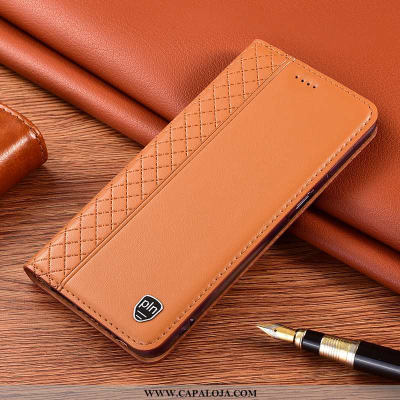 Capas Xiaomi Redmi 9a Protetoras Cases Cover Pequena Vermelho, Capa Xiaomi Redmi 9a Couro Genuíno On