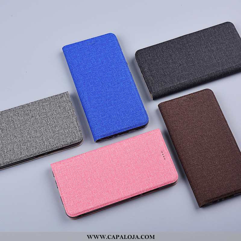 Capas Xiaomi Redmi 9a Protetoras Completa Azul Vermelha, Capa Xiaomi Redmi 9a Linho Promoção