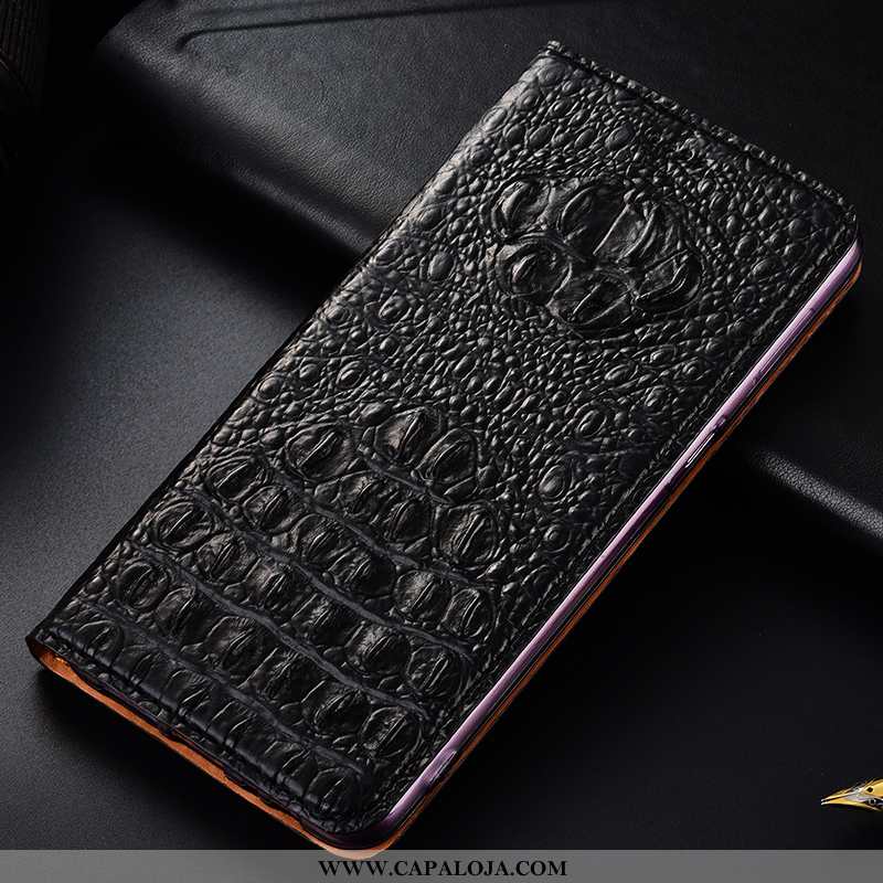 Capas Xiaomi Redmi 9a Protetoras Telinha Vermelha Antiqueda Preto, Capa Xiaomi Redmi 9a Couro Legiti