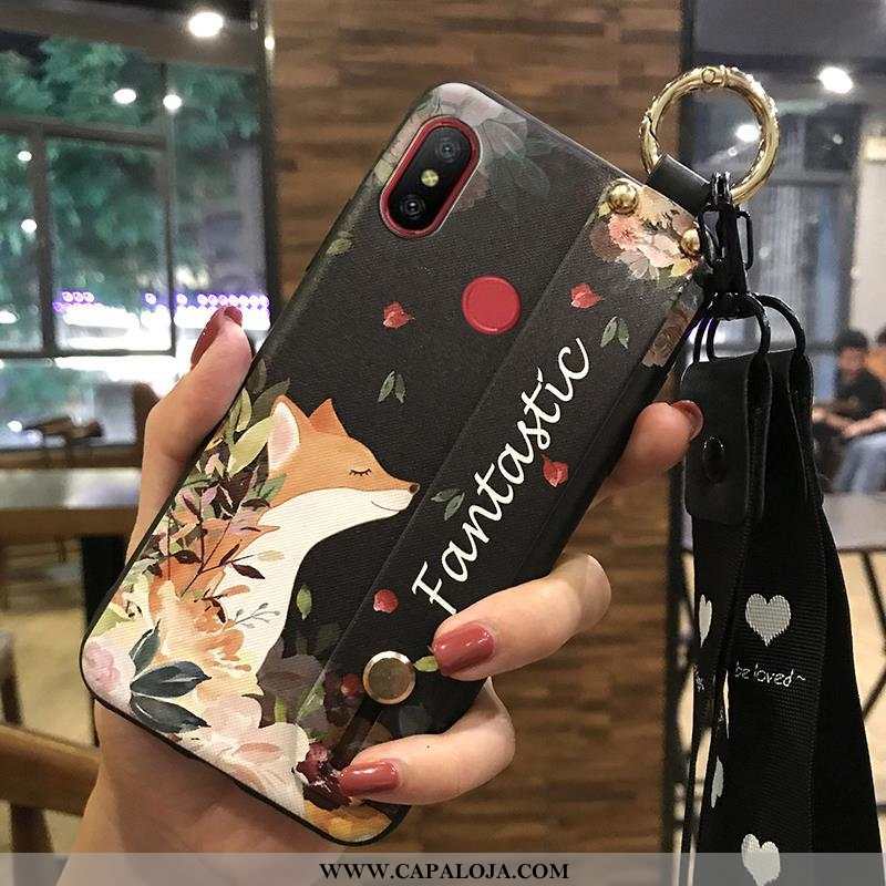 Capas Xiaomi Redmi Note 5 Protetoras Wrisband Cases Florais Branco, Capa Xiaomi Redmi Note 5 Cordao 