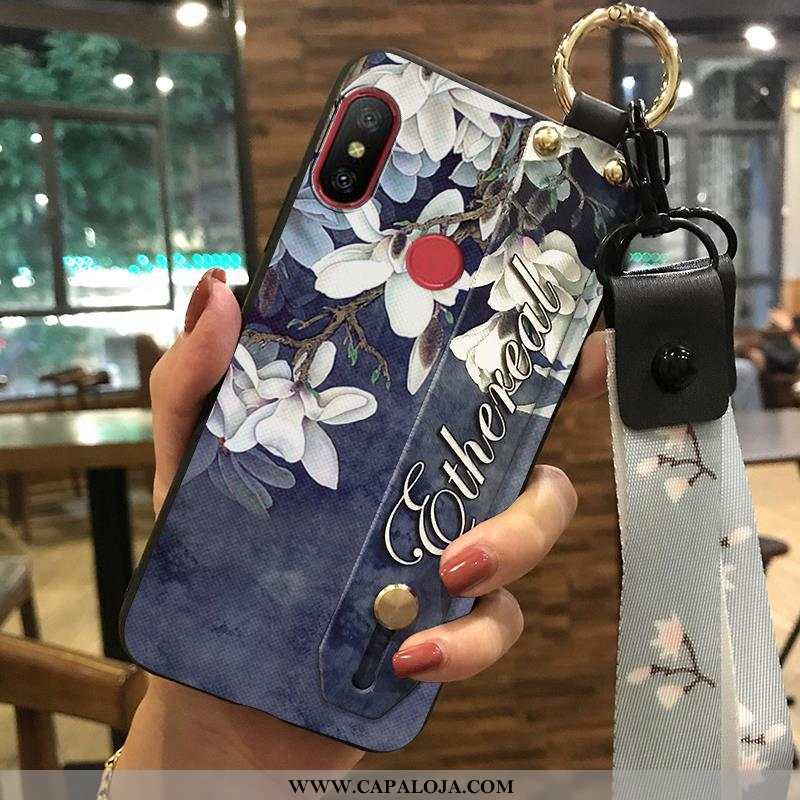 Capas Xiaomi Redmi Note 5 Protetoras Wrisband Cases Florais Branco, Capa Xiaomi Redmi Note 5 Cordao 