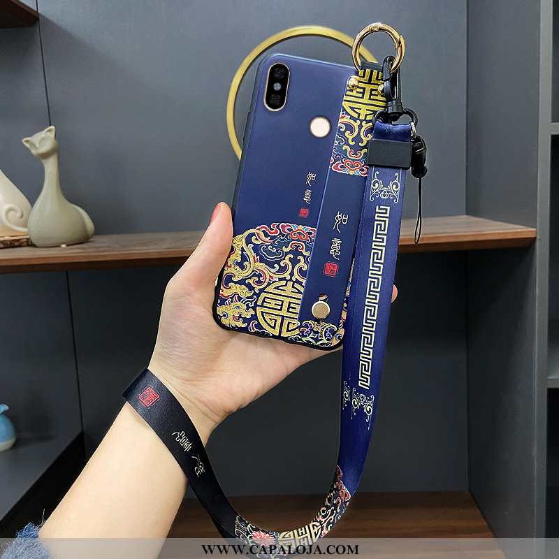 Capas Xiaomi Redmi Note 5 Silicone Telemóvel Midi Vermelha Azul, Capa Xiaomi Redmi Note 5 Personaliz