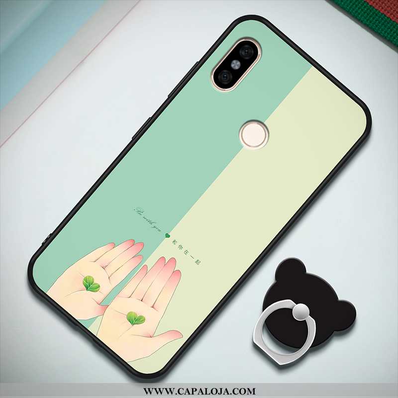 Capas Xiaomi Redmi Note 5 Soft Vermelha Telemóvel Moda Preto, Capa Xiaomi Redmi Note 5 Silicone Bara