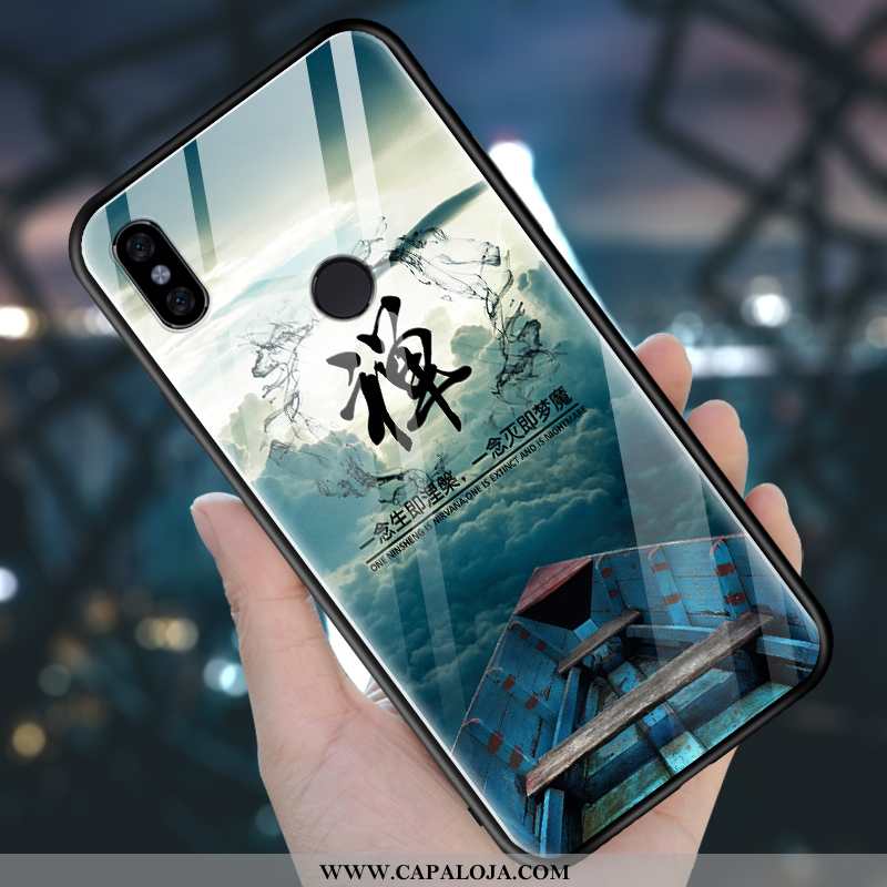 Capas Xiaomi Redmi Note 5 Vidro Criativas Personalizada Vermelha Roxo, Capa Xiaomi Redmi Note 5 Fosc