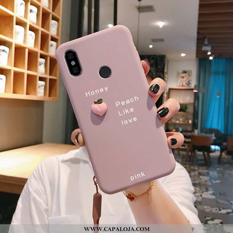 Capas Xiaomi Redmi Note 6 Pro Personalizado Tendencia Antiqueda Cases Rosa, Capa Xiaomi Redmi Note 6